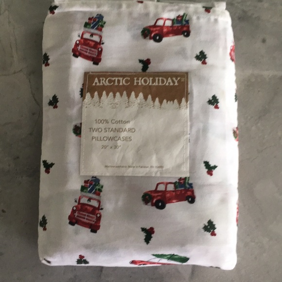 Red Truck 2 Standard pillowcases - Picture 1 of 5